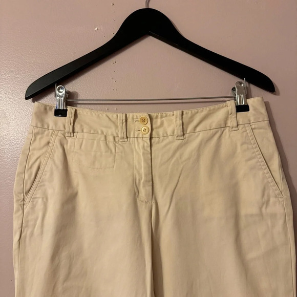 Talbots Straight Ankle  Pants Khaki Women Size 6P - Picture 2 of 8